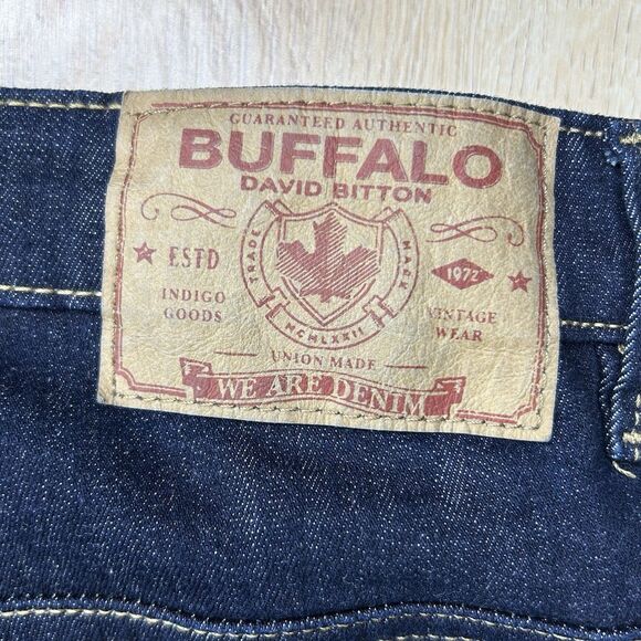 Buffalo Jeans Mens Size 36x32 Blue Denim Pants Slim  Ash - Picture 5 of 9